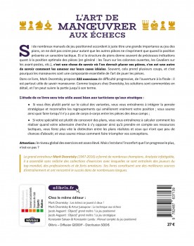 4e de couverture de L'art de manœuvrer aux échecs